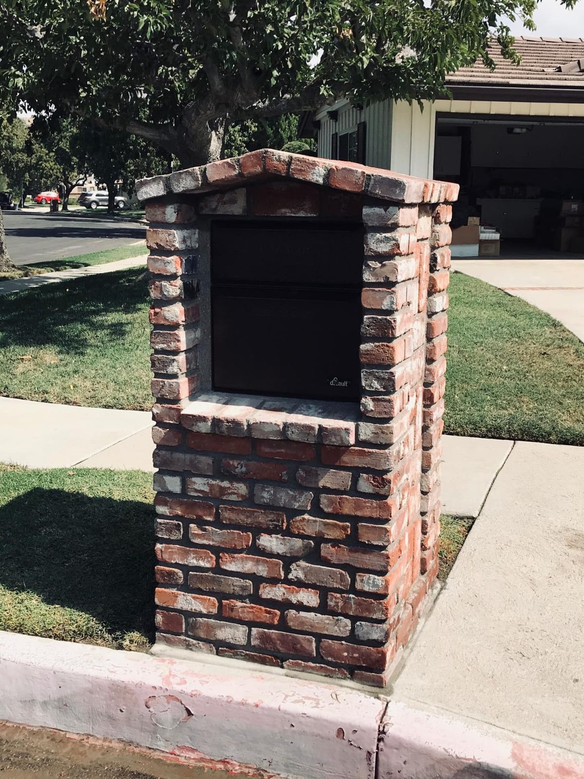 dVault® Full Service Vault DVCS0015 Secure Curbside Mailbox/Package Drop with Locking Letterbox (Black) customer photo 1