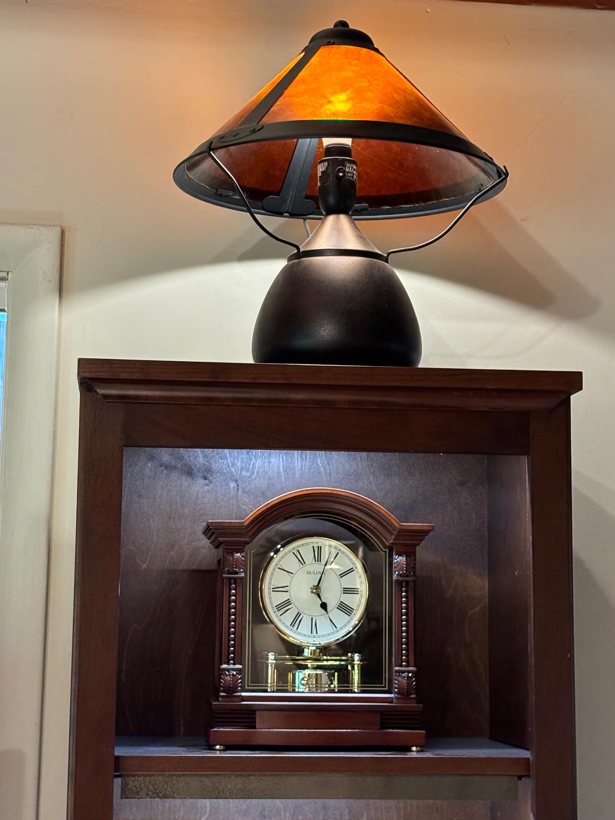 Bulova B1987 Bardwell Clock customer photo 1