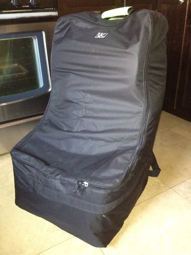 J.L. Childress Padded Backpack Car Seat Travel Bag - Deluxe, Black customer photo 2