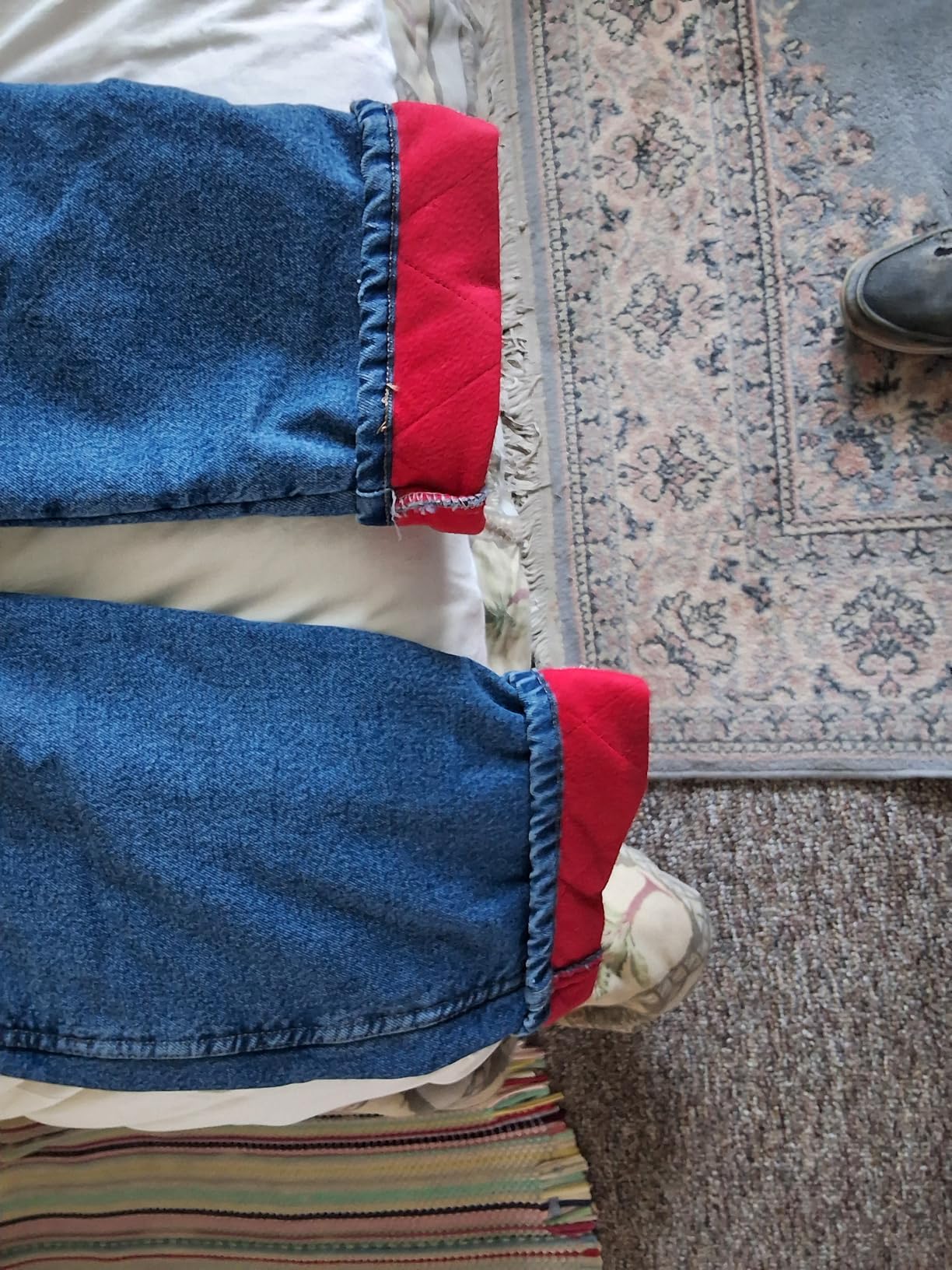 Wrangler Rugged Wear Men's Woodland Thermal Jean customer photo 2