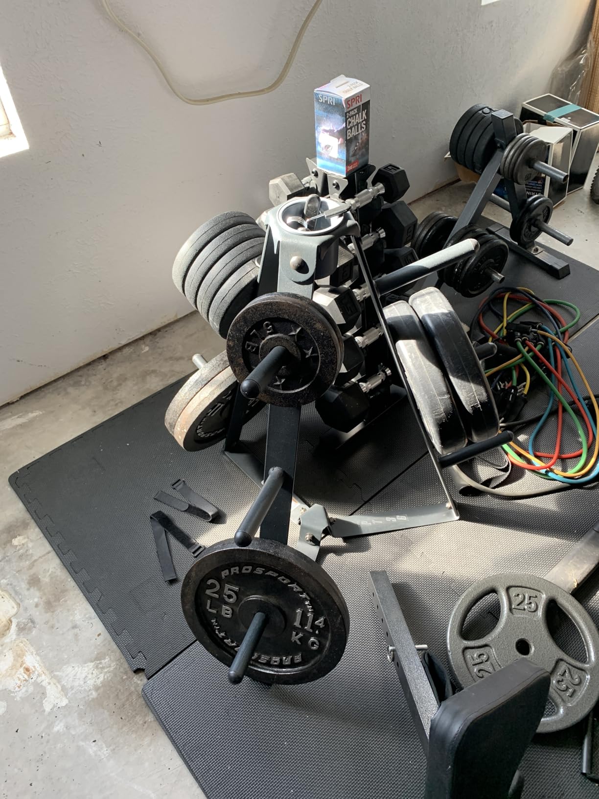 Marcy Plate Tree for Standard Size Weight Plates/Storage Rack for Exercise Weights PT-36 customer photo 1