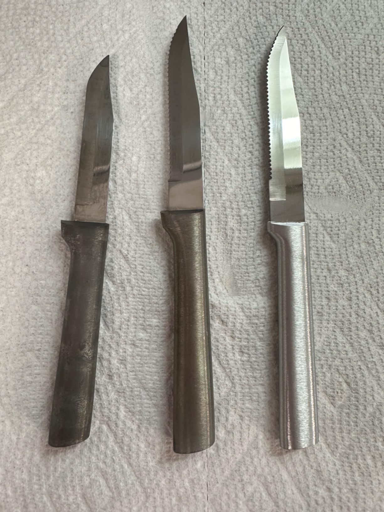 RADA Cutlery Six Serrated Steak Knife Set (S6S), Silver customer photo 2