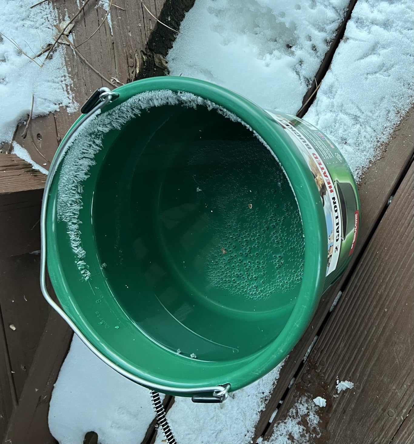 API 16 Gallon 260 Watt Heated Bucket 16HB customer photo 1