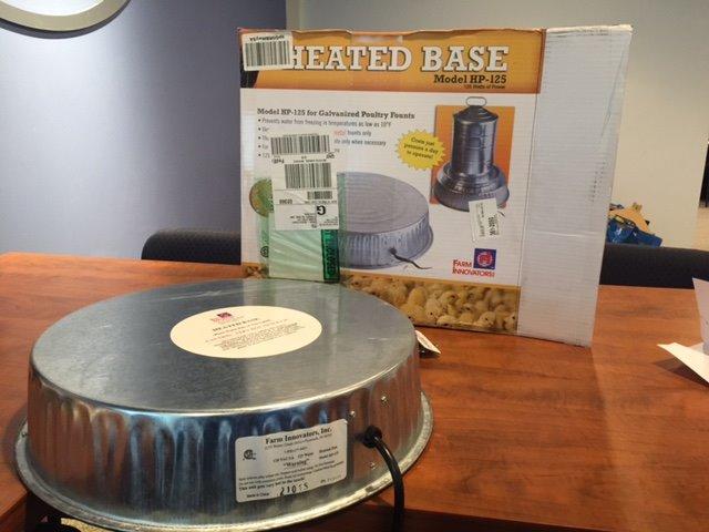 Farm Innovators HP-125 Heated Base for Metal Poultry Founts, 125W customer photo 2