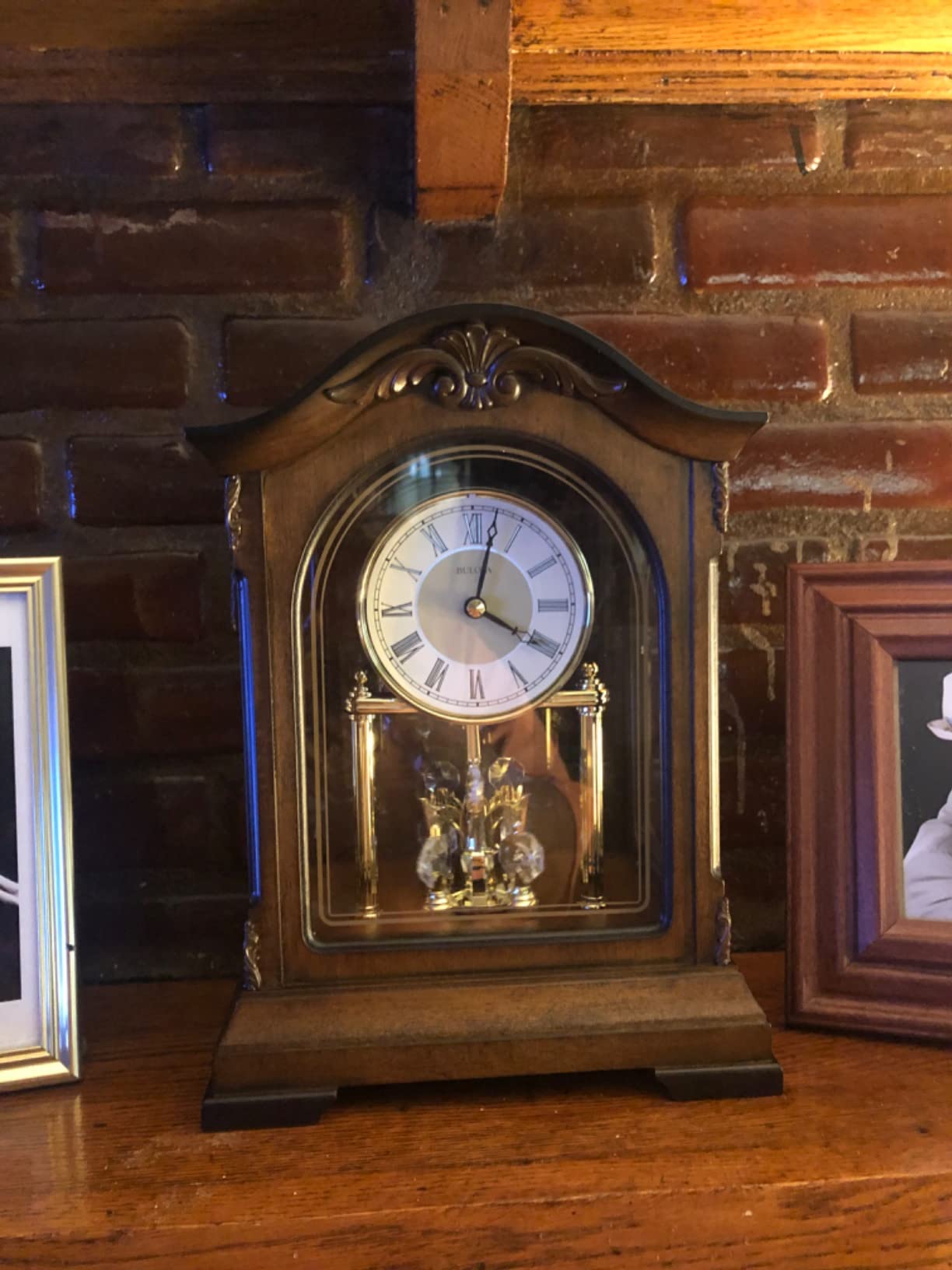 Bulova B1845 Durant Chiming Clock, Walnut customer photo 2