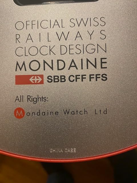 Mondaine A990.Clock.16SBB Swiss Railways Wall Clock, 25cm customer photo 2