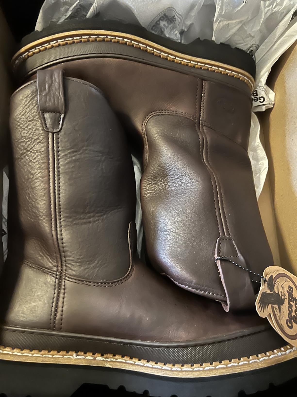 Georgia Boot Men's Georgia Giant Pull-On Work Boots customer photo 2