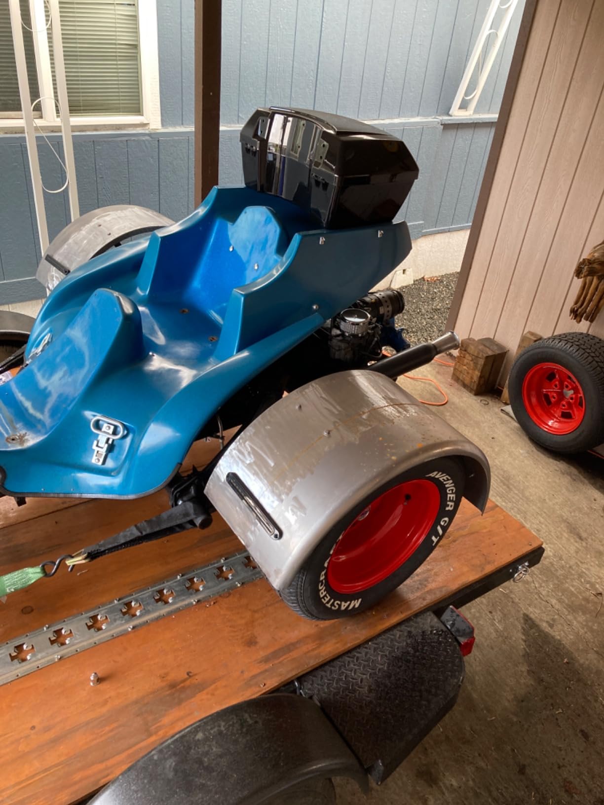 Southwest Wheel Pair of Round Trailer Fenders (14