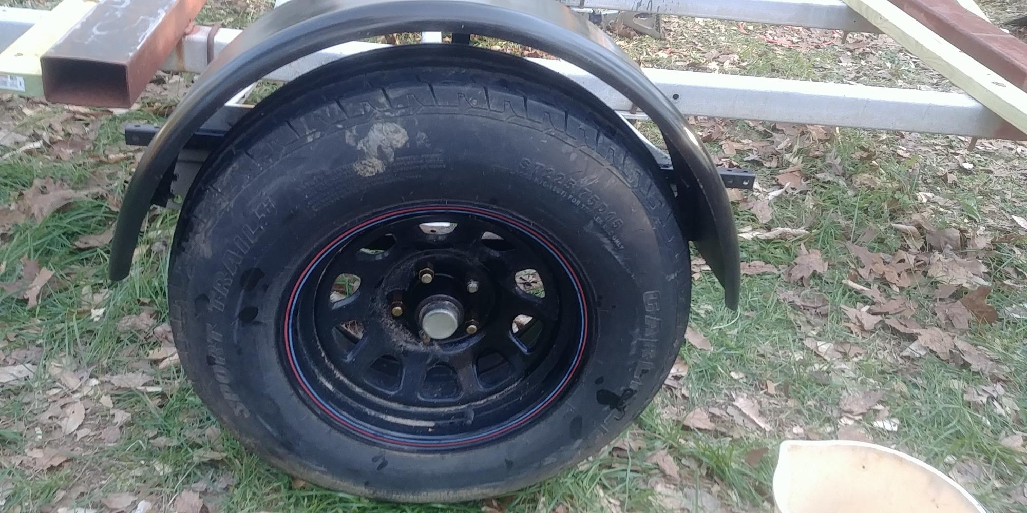 Southwest Wheel Pair of Round Trailer Fenders (14