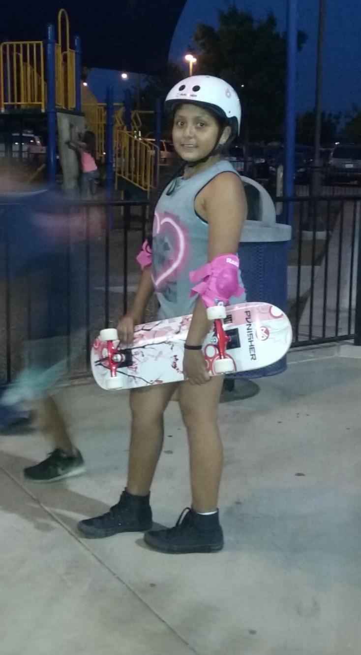 Punisher Girls Skateboard Complete with 31.5