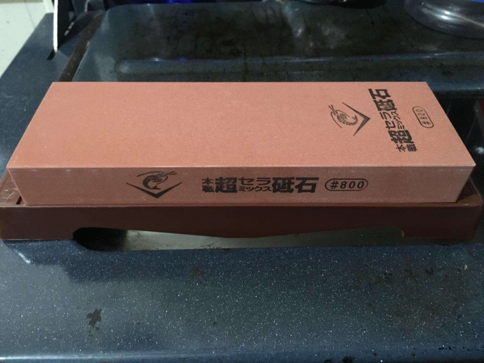 Shrimp Corporation SS-800 Professional Super Ceramic Whetstone with Base #800 customer photo 1