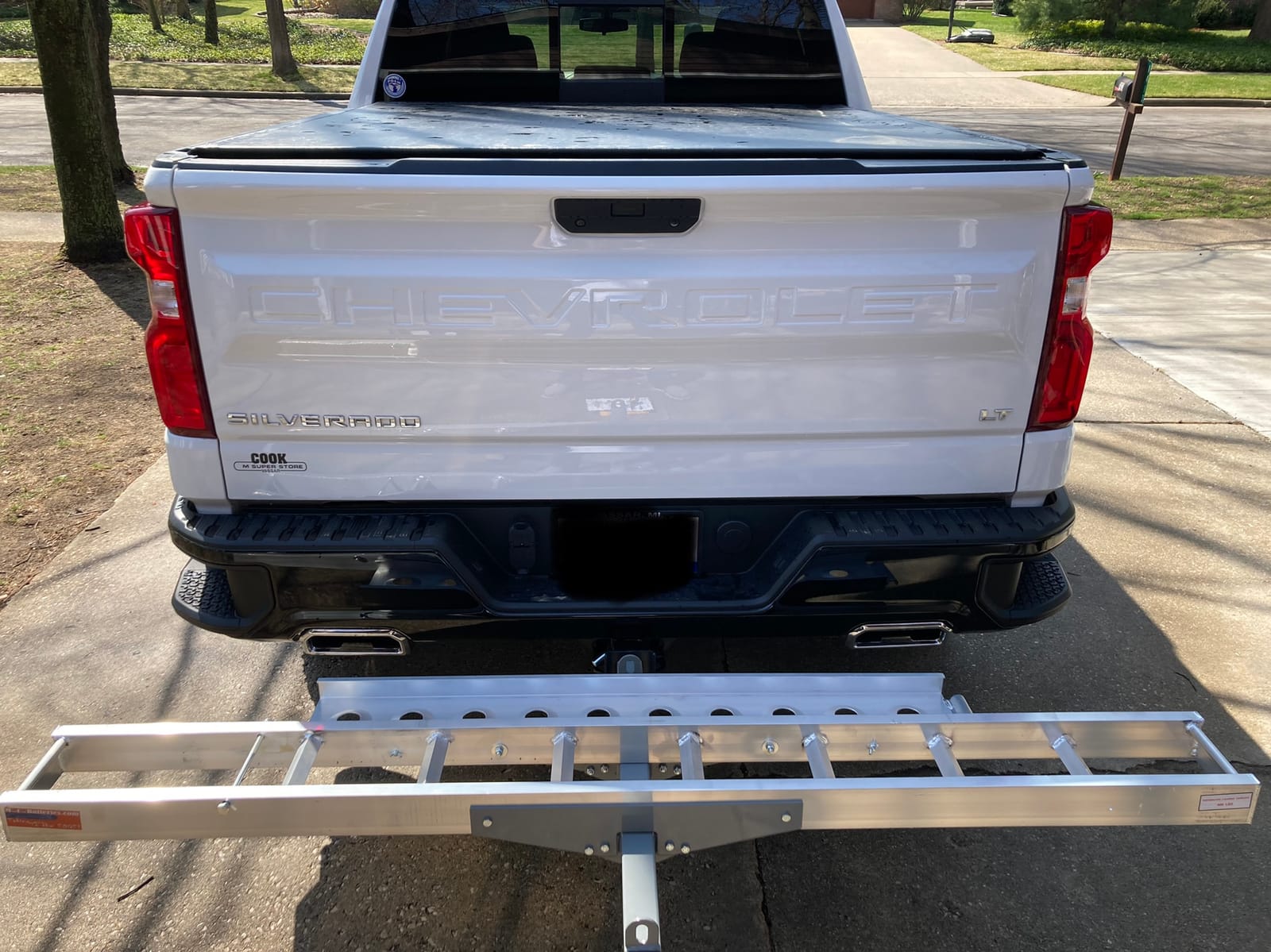 Motorcycle Scooter Dirt Bike Carrier Hauler Rack Ramp - Closeout customer photo 1
