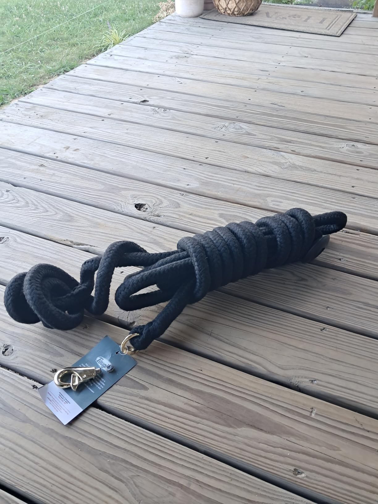 Tough 1 Rolled Cotton Lunge Line with Solid Brass Snap customer photo 2