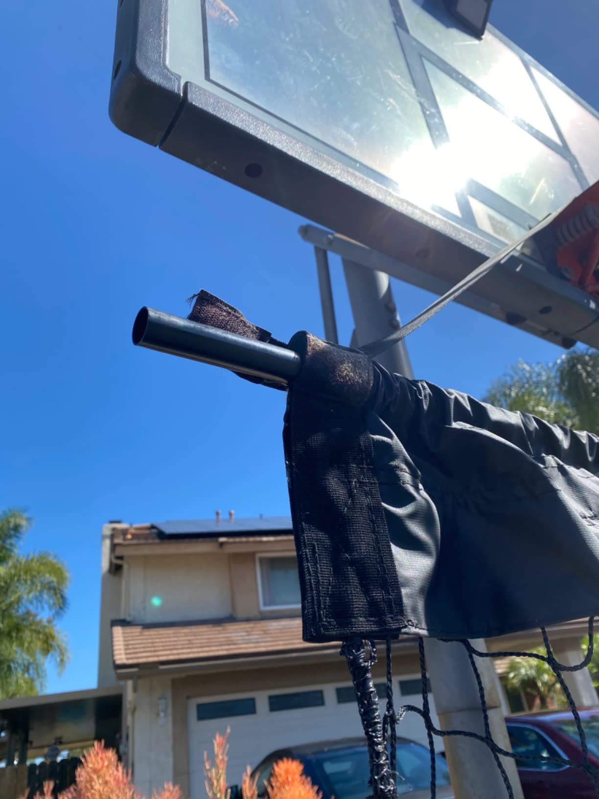 Goalrilla Basketball Hoop Return System Great for Solo Play or Free-Throw Practice and Compatible with Most In Ground Hoops , Black customer photo 2