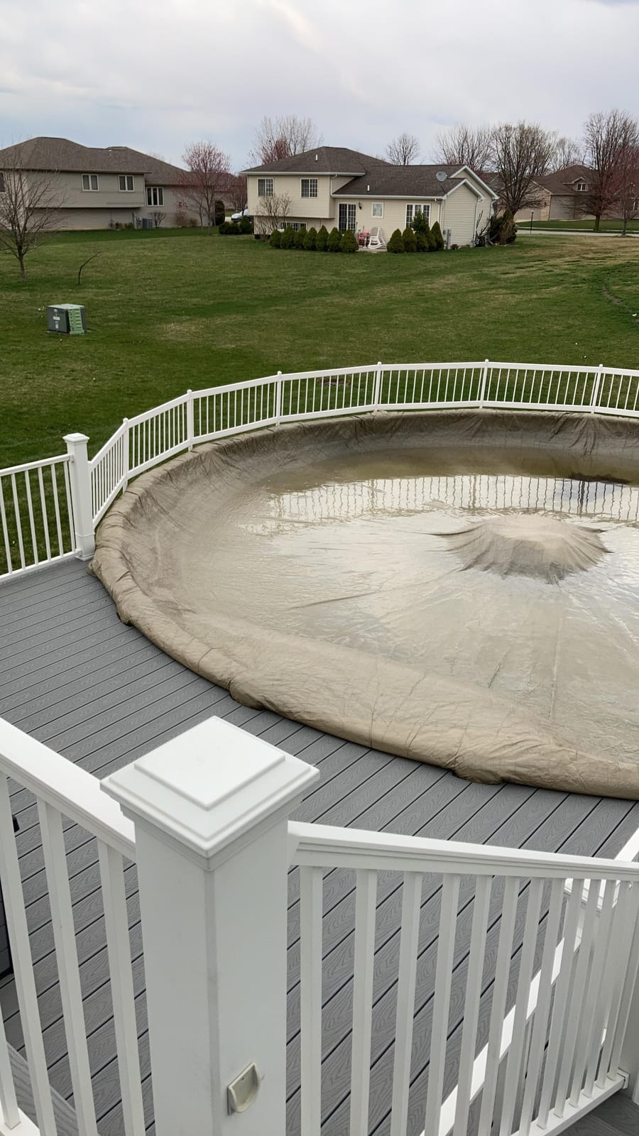 Vinyl Works 24-Inch White Economy Resin Above-Ground Pool Fence Kit B - 3 Sections customer photo 1