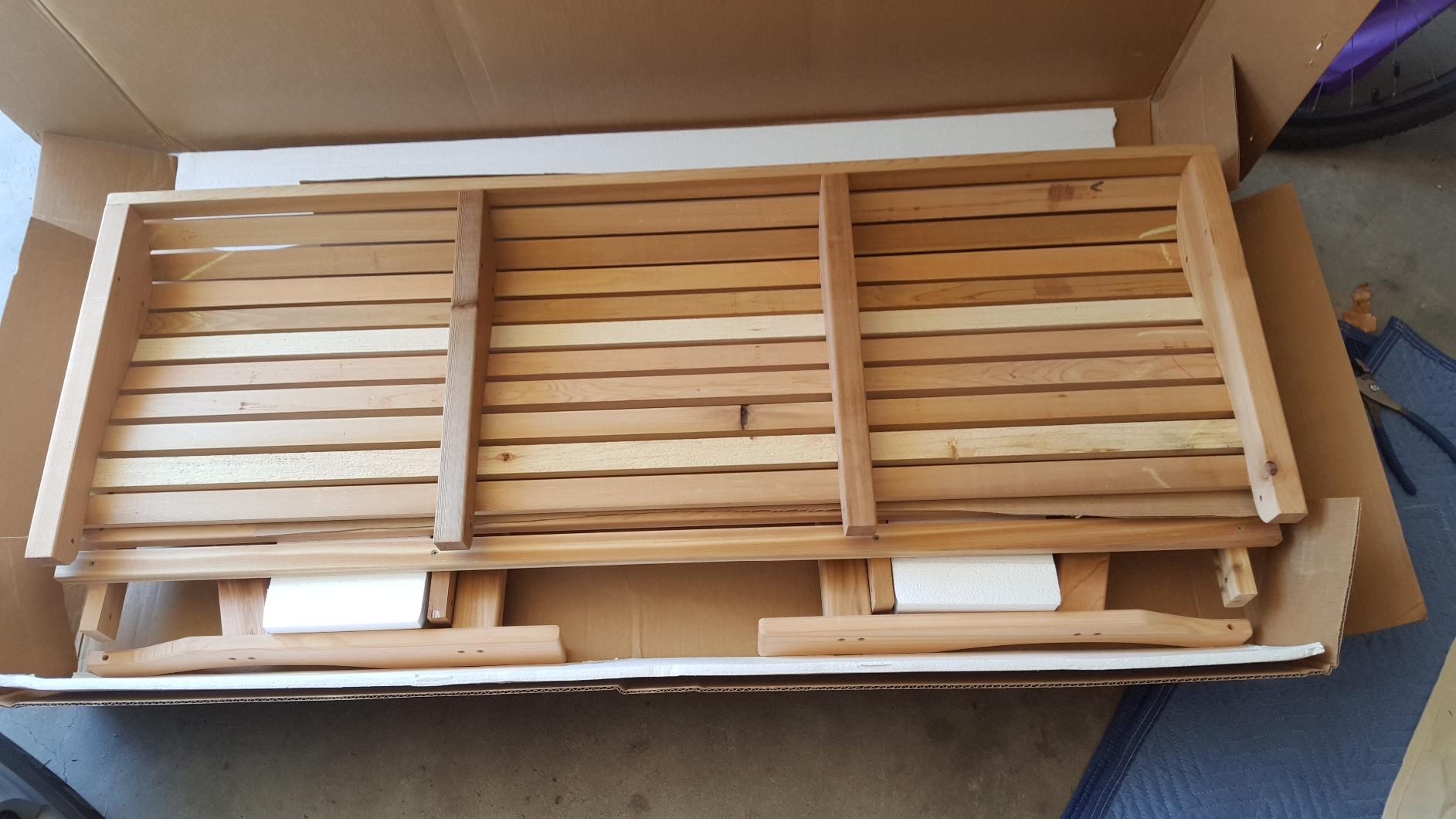 5' Natural Cedar Porch Swing, Amish Crafted, Includes Chain & Springs customer photo 1