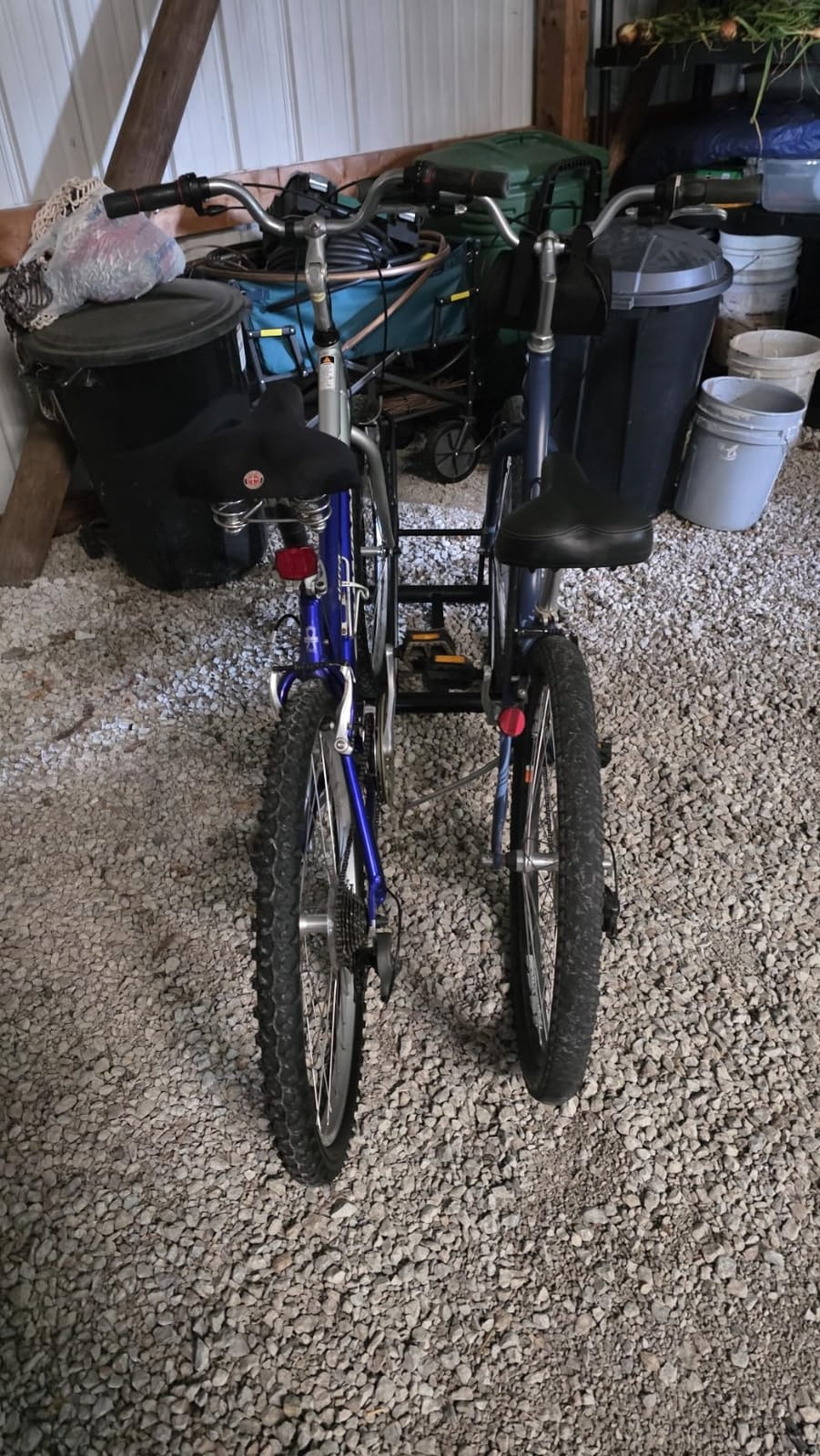 Bike Rack – Dual Bicycle Stand for Mountain, Road, or Kid’s Bikes – Indoor or Outdoor Steel Bicycle Storage – Tire Rack for Truck by RAD Cycle customer photo 1