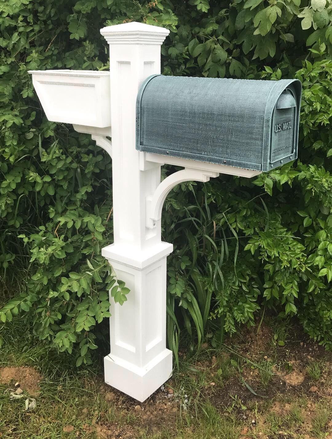 Special Lite Classic Curbside Mailbox - Copper Aluminum Mailbox for Post Mount - SCC-1008-CP customer photo 1