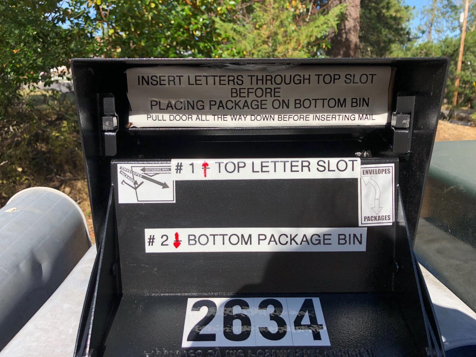Mail Boss Package Master Locking Post Mount Package Mailbox, USPS Approved customer photo 1