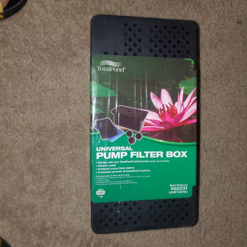 TotalPond Pump Filter Box, Submersible Pump Protection up to 800 GPH, Anti-Clogging, Sturdy & Impact-Resistant, for Clean & Healthy Ponds, No Pump Included customer photo 2