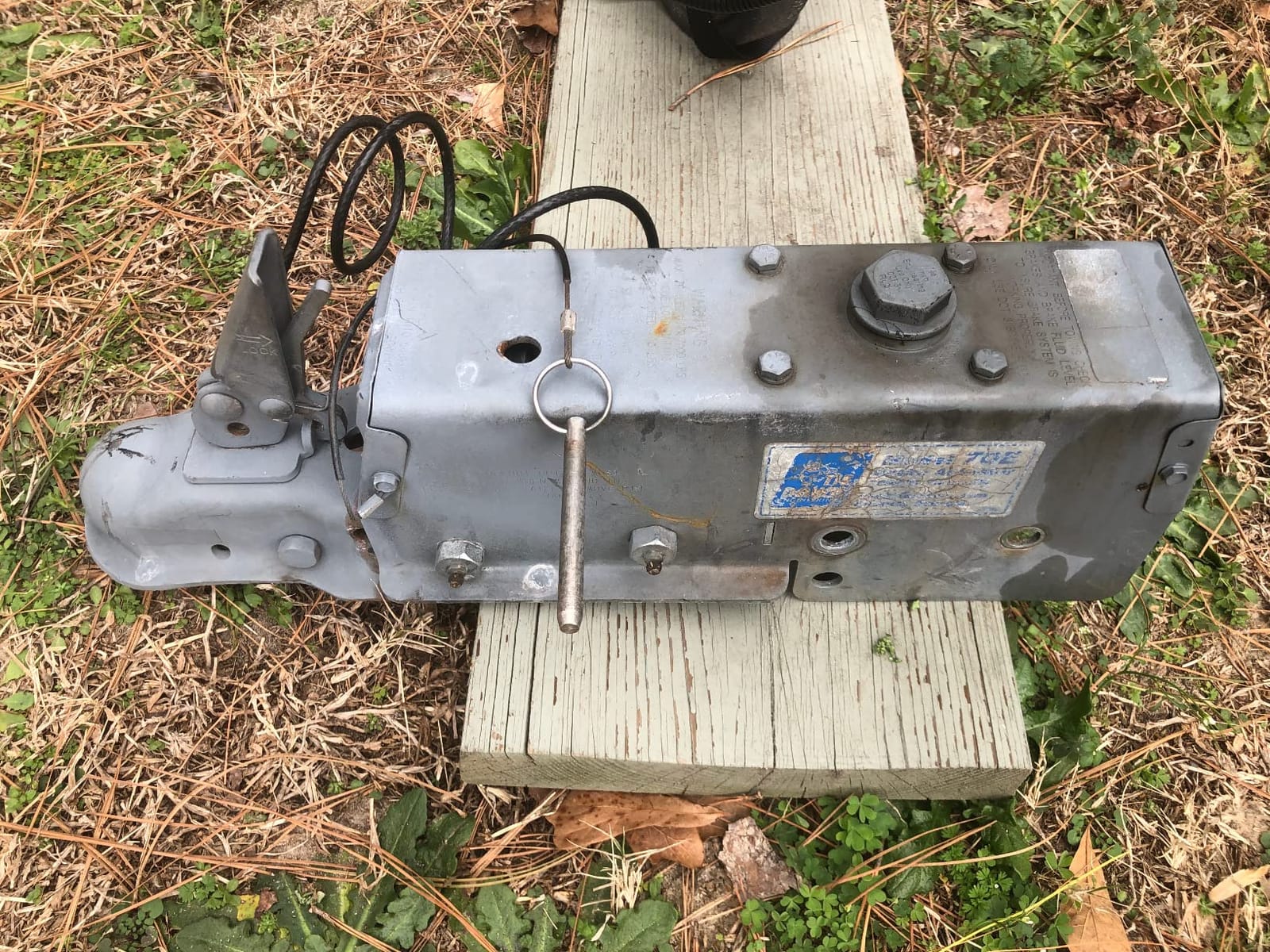 HUSKY TOWING 87076 2'' Ball 3'' Width 6,000 lbs. Straight Coupler with Chain,Grey customer photo 1