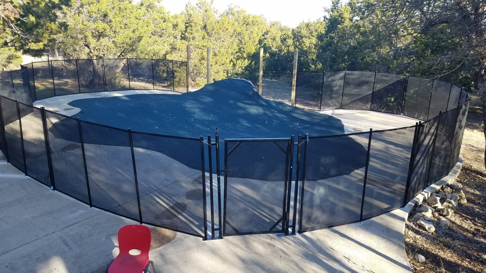 Safety Fence for In Ground Pool Size: 5', Black customer photo 2