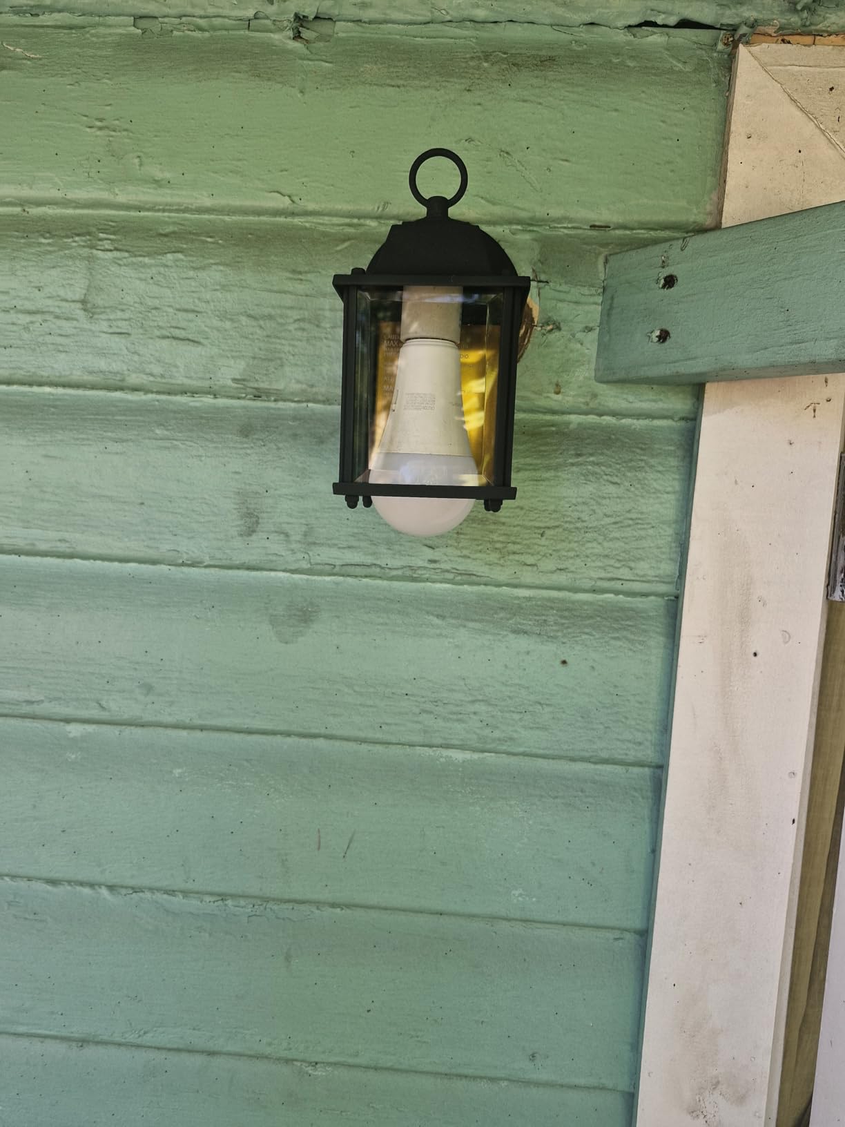 Designers Fountain 1161-RP Porch Outdoor Wall Lantern Sconce, 8in H, Rust Patina customer photo 2