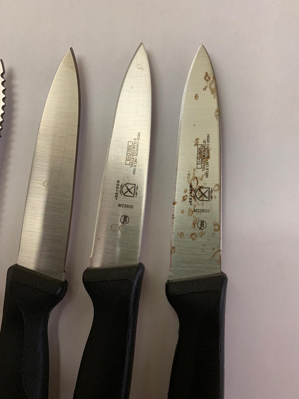 Mercer Culinary M23903 Millennia Black Handle, 3-Inch Slim Paring Knives (3-Pack), Paring Knife customer photo 1