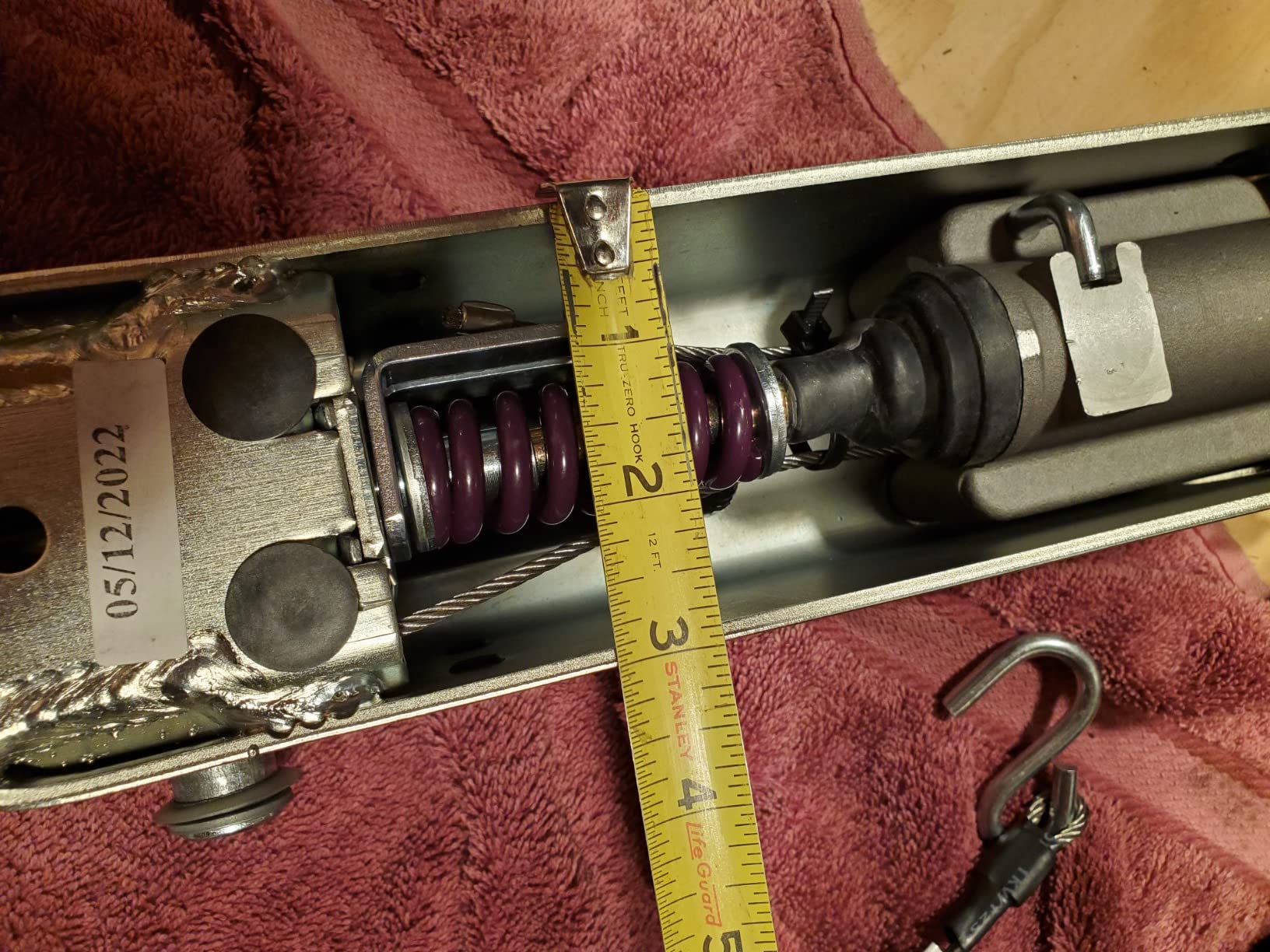 A-60 1-Axle Hydraulic Disc Brake Actuator Inner Slide, 7,500 lb, #34043 customer photo 2