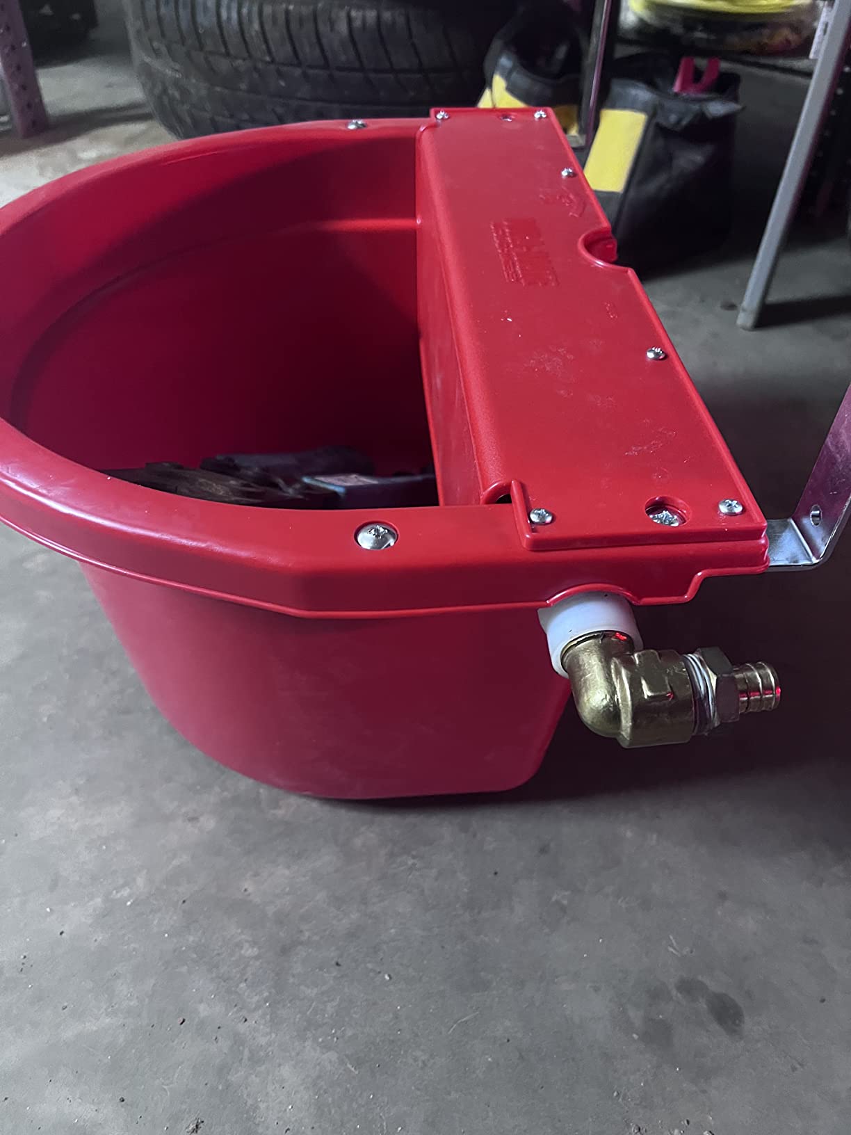 Little Giant® Automatic Animal Waterer | DuraMate Float Controlled Automatic Waterer for Livestock | Heavy Duty and Durable | Made in USA | 4 Gallon (Blue, 4 Gallon) customer photo 1