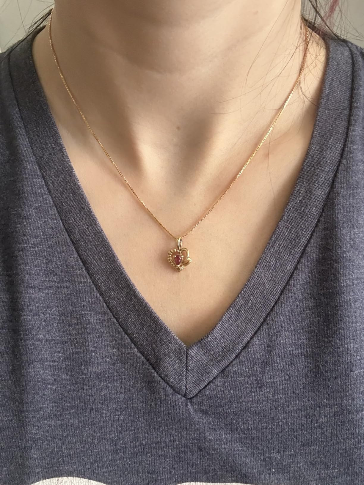 KEZEF Dainty Box Chain Necklace for Women, Gold or Silver, 15-40 Inch customer photo 1