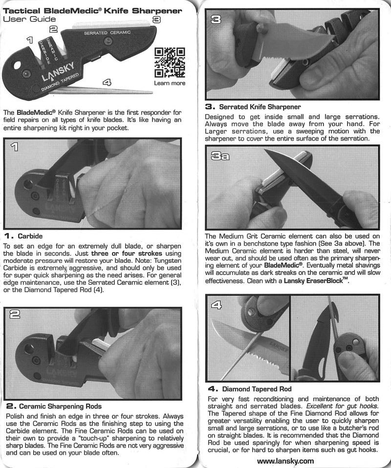 Lanksy Blademedic 4-in-1 Knife Sharpener - PS-MED01 customer photo 1