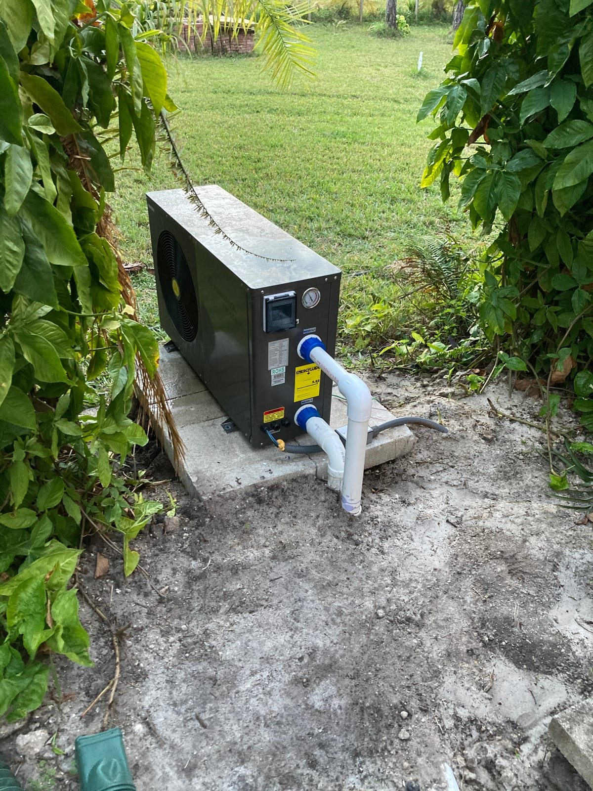 FibroPool Pool Heat Pump - 55,000 BTU Electric - FH255 - Titanium customer photo 1