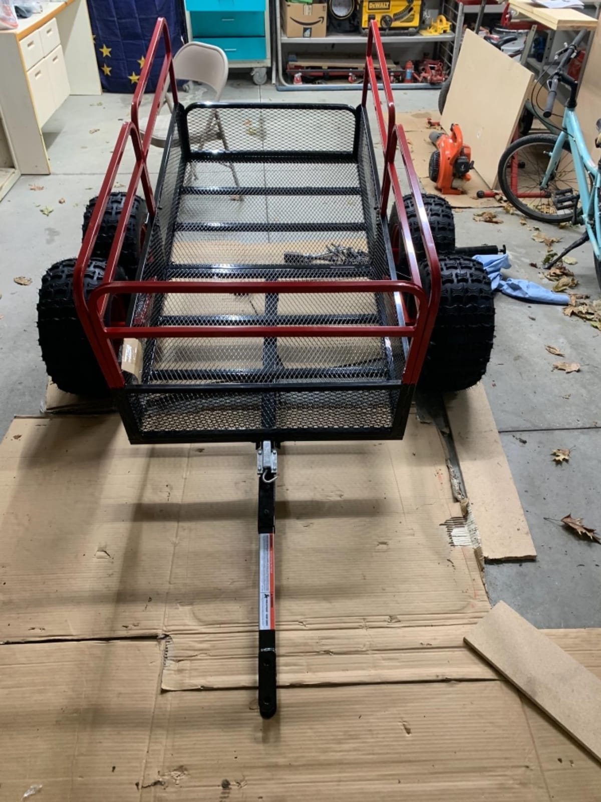 Yutrax Trail Warrior X4 Heavy Duty UTV/ATV Trailer - For Off-Road Use - 1,250 lb. Capacity, TX159 customer photo 2