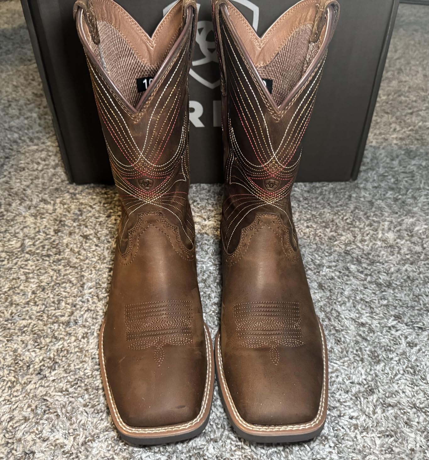 Ariat Men's Sport Western Wide Square Toe Cowboy Boot customer photo 1