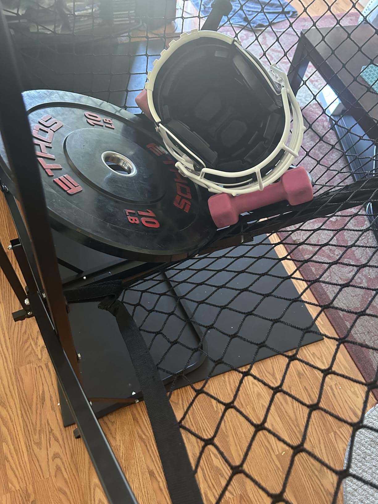 Dr. Dish IC3 Basketball Shot Trainer Rebounder with Net Return System customer photo 1