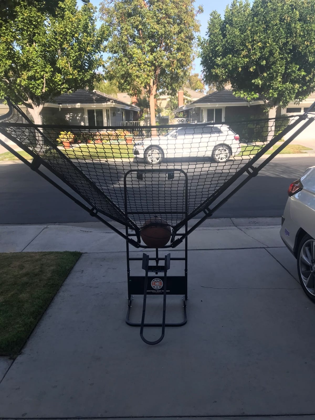 Dr. Dish IC3 Basketball Shot Trainer Rebounder with Net Return System customer photo 2