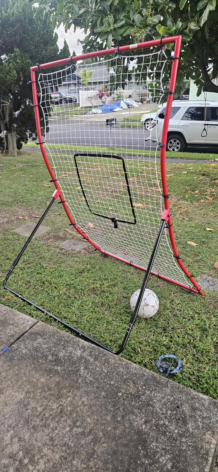 Franklin Sports Youth Baseball Pitchback + Rebounder Net customer photo 2