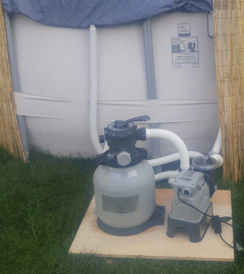Intex Krystal Clear Sand Filter Pump for Above Ground Pools, 12-inch, 110-120V with GFCI customer photo 2