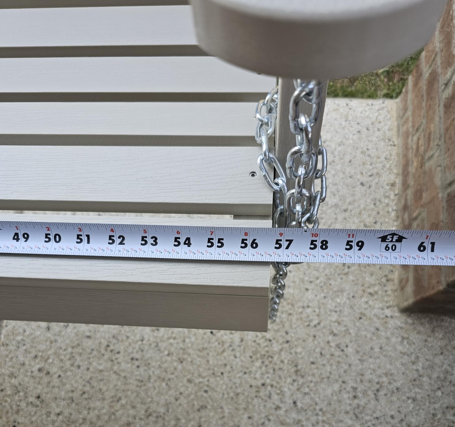 highwood Weatherly Porch Swing, 4 Feet, Weathered Acorn customer photo 2