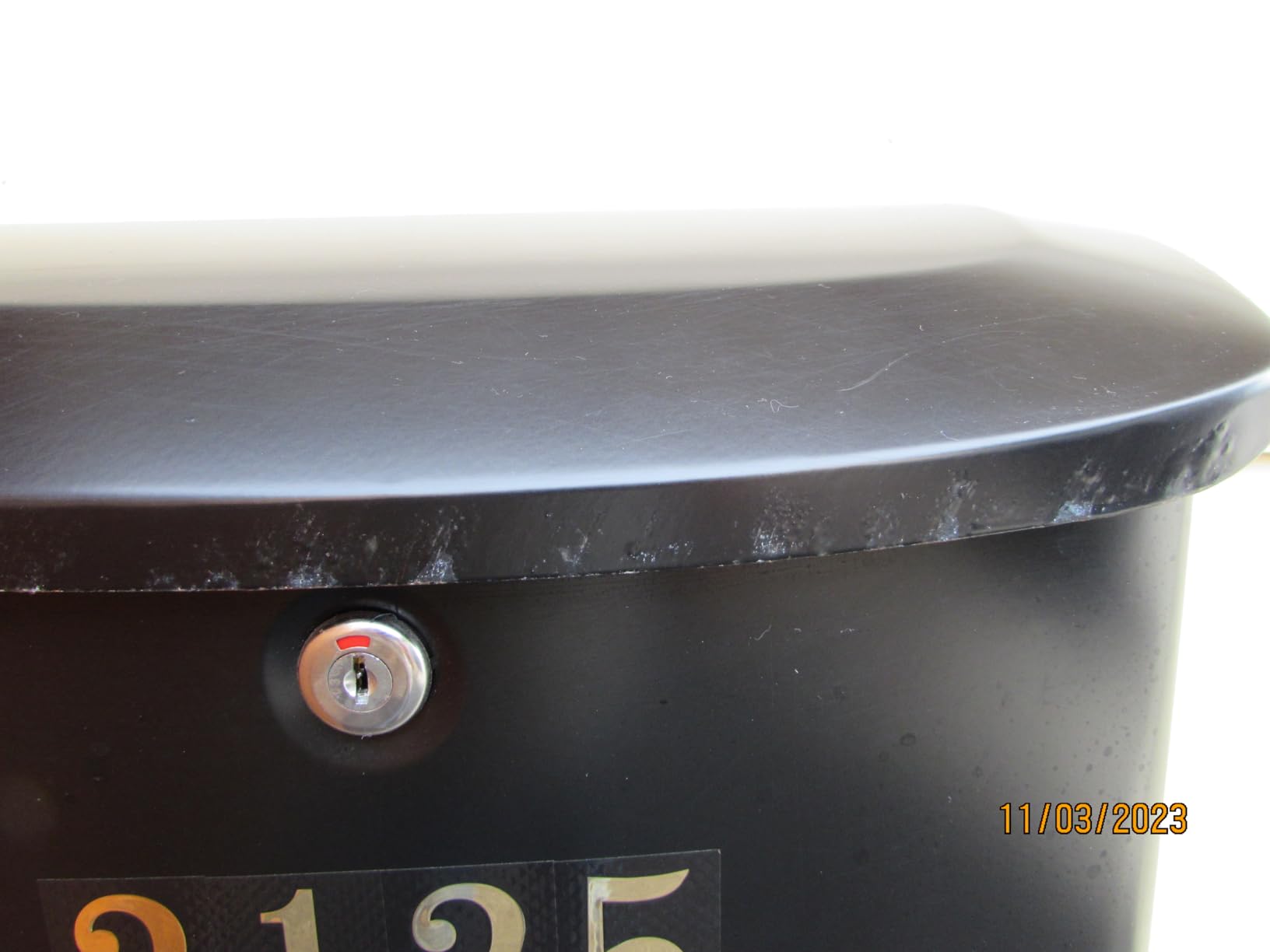 Architectural Mailboxes Princeton Locking Wall Mount Mailbox, Black, Medium customer photo 1