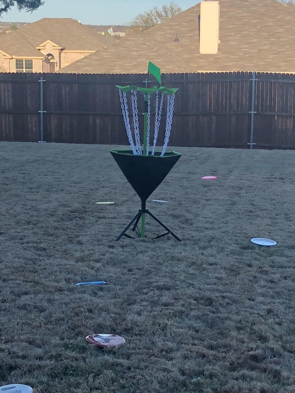 Franklin Sports Disc Golf Basket customer photo 1