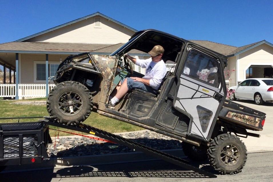 10' UTV/ATV Ramps for Loading Pickup Trucks, 2,000 lb Cap, Titan Ramps customer photo 2
