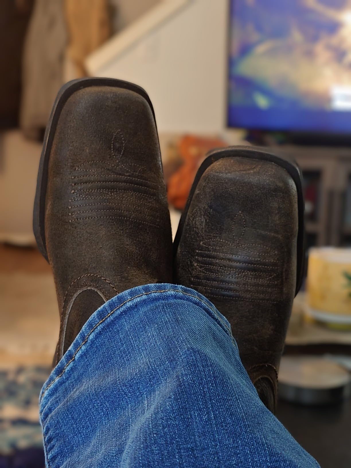Ariat Rambler Western Boot – Men’s Leather, Square Toe, Western Boots customer photo 2