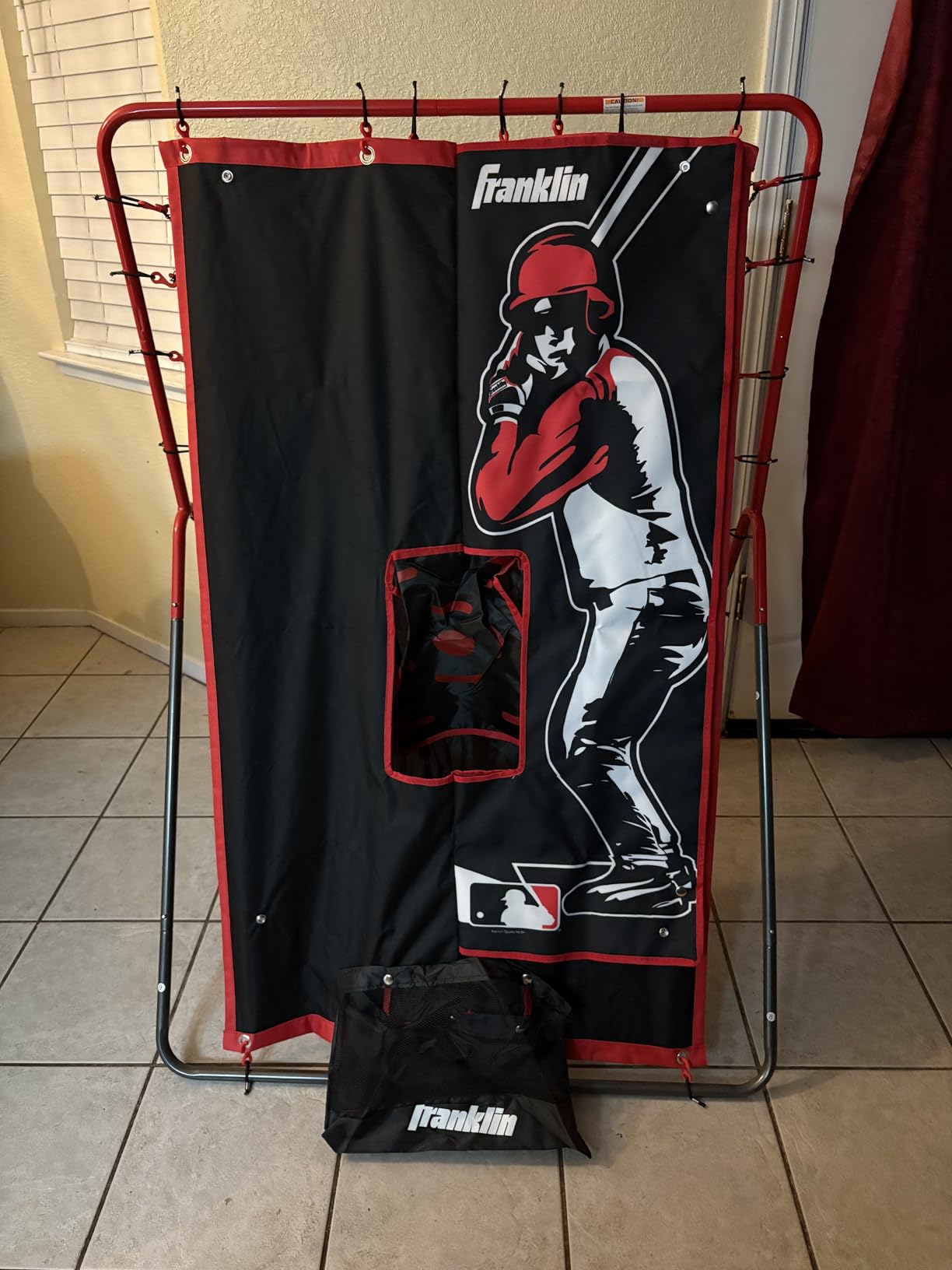 Franklin Sports Switch Hitter Rebounder + Pitching Target - 55 x 36 Inch customer photo 2