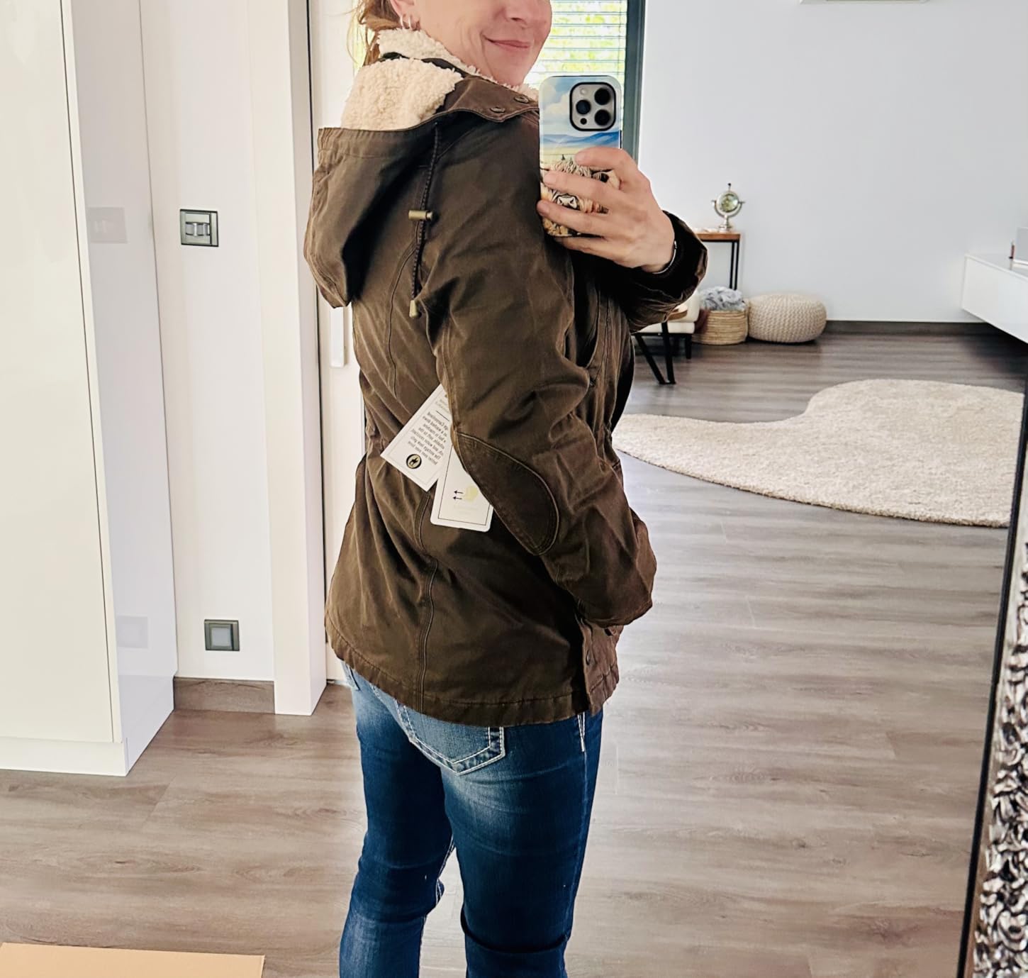 OUTBACK TRADING Women's 2864 Woodbury Vintage Canyonland Outdoor Casual Water Resistant Jacket with Removable Hood customer photo 2