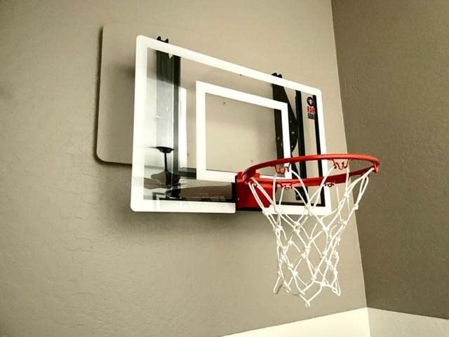 RAMGOAL Wall Mounted Indoor Adjustable Mini Basketball Hoop with Ball | 24