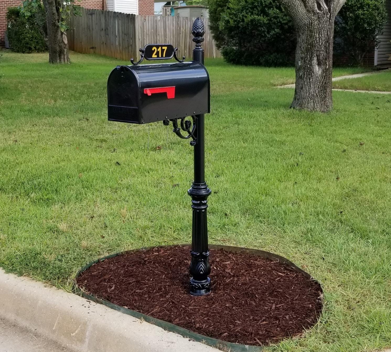 Charleston Black Mailbox System (Standard) customer photo 1
