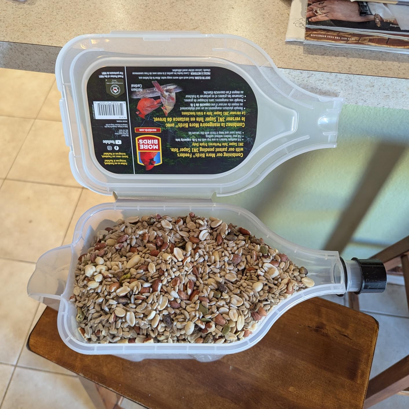 More Birds 3-in-1 Super Tote, 5 lb Capacity Container customer photo 1