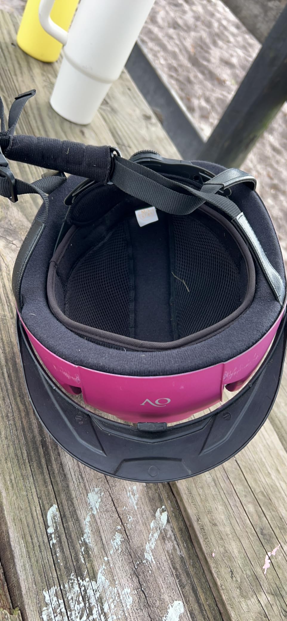 Ovation Adults' Equestrian Horse Riding Lightweight Comfortable Adjustable Low-Profile Metallic Schooler Helmet customer photo 2